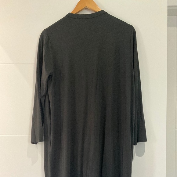 Eileen Fisher olive green dress - size small - Picture 2 of 6